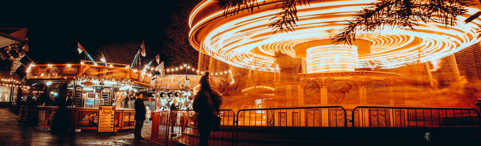 Christmas fairground rides in Harrogate